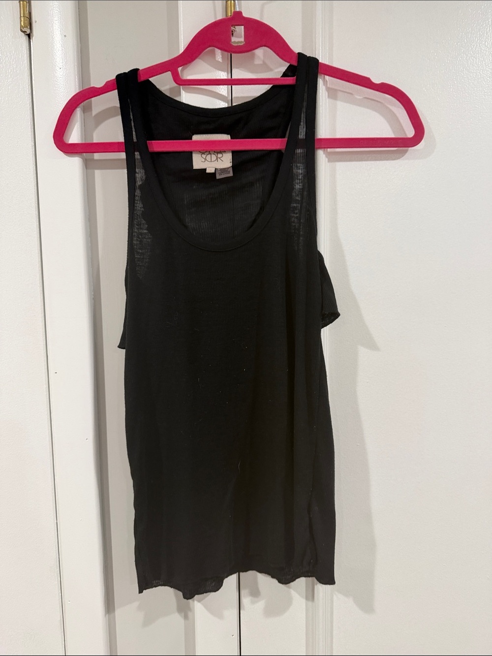 Black Racerback Tank Top
